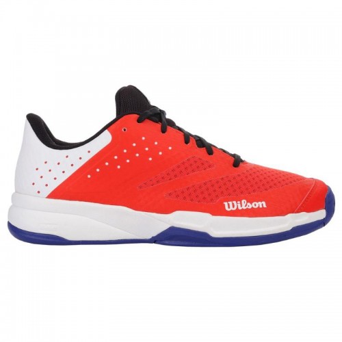 Scarpe Wilson Kaos Stroke 2.0 Bianca Arancia Blu Scarpe Wilson Kaos Stroke 2.0 Bianca Arancia Blu