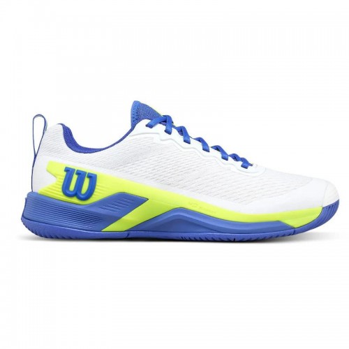 Wilson Rush Pro 4.5 Blanc Bleu Amparo Baskets Wilson Rush Pro 4.5 Blanc Bleu Amparo Baskets