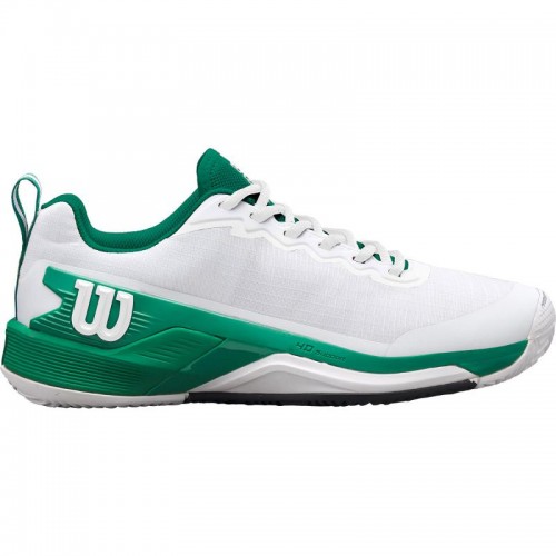 Wilson Rush Pro 4.5 Terre battue Blanc Vert Noir Baskets Wilson Rush Pro 4.5 Terre battue Blanc Vert Noir Baskets
