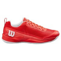Tênis Wilson Rush Pro 4.5 Clay Vermelho Branco  Oferta + Barato