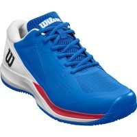 Tênis Wilson Rush Pro Ace Clay Azul Branco Vermelho  Oferta + Barato