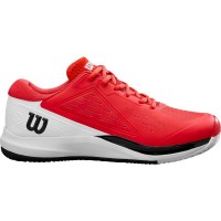 Tênis Wilson Rush Pro Ace Clay Vermelho Branco Preto  Oferta + Barato