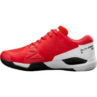 Tênis Wilson Rush Pro Ace Clay Vermelho Branco Preto  Oferta + Barato