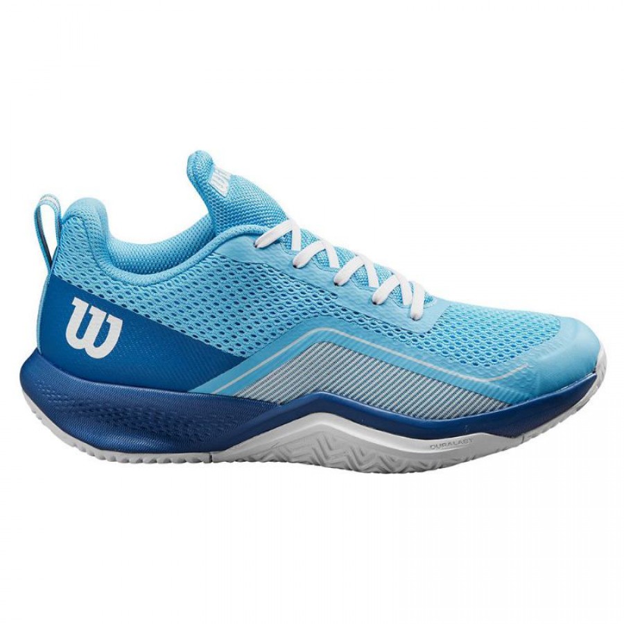 Chaussures Femme Wilson Rush Pro Lite Royal Blue Sky White