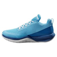 Zapatillas Wilson Rush Pro Lite Azul Royal Cielo Blanco Mujer