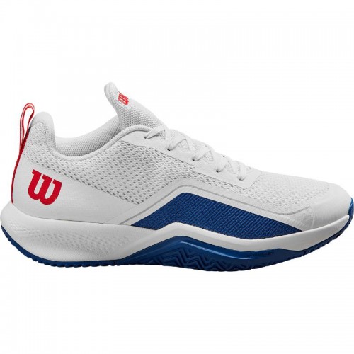 Wilson Rush Pro Lite White Blue Red Sneakers Wilson Rush Pro Lite White Blue Red Sneakers