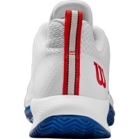 Tênis Wilson Rush Pro Lite Branco Azul Vermelho  Oferta + Barato