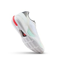 Zapatillas Wilson Rush Tour 5 Clay Blanco Aqua Coral