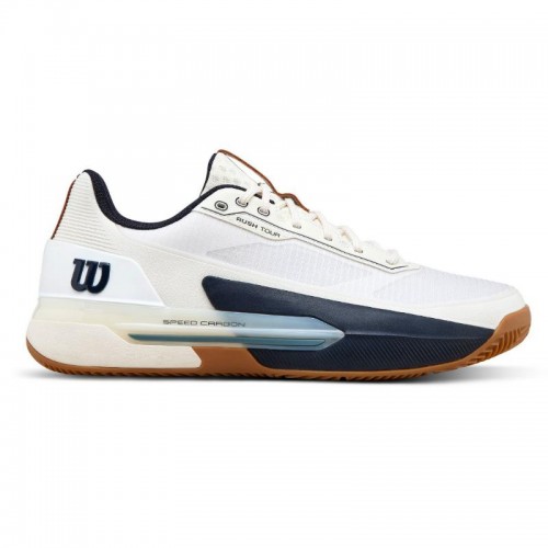 Tênis Wilson Rush Tour 5 Clay White Azul Marinho